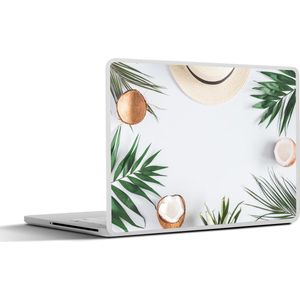 Laptop sticker - 12.3 inch - Palmbomen - Zomer - Kokosnoten - 30x22cm - Laptopstickers - Laptop skin - Cover