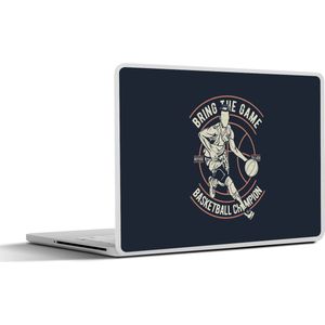 Laptop sticker - 11.6 inch - Basketbal - Sport - Retro - 30x21cm - Laptopstickers - Laptop skin - Cover