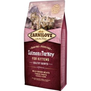 Carnilove salmon / turkey kittens - 6 kg - 1 stuks