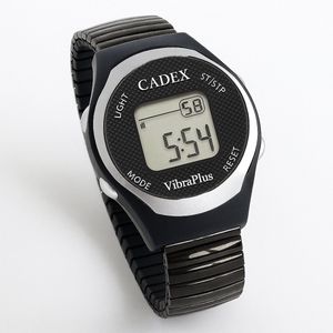 Cadex Vibra Plus - Alarmhorloge - Zwart - 8 Alarmen - Tril/Geluid