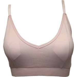 Vanilla - Soft Bra - Dames Lingerie, Bralette, Bh, Beha - Roze - Maat L