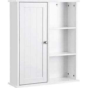 Kast - Wandkast - Kastje - Kasten - 60 x 18 x 71 - Wit