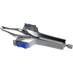MEDLUXY semi Pro - Automatische Pincet - Epileerpincet - 10 cm - 5mm - klemkracht instelbaar [blauw, tweezer]