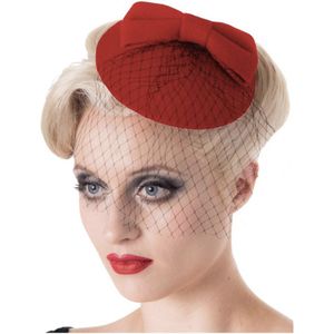 Banned Candice Fascinator Rood