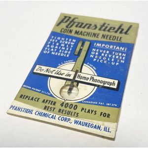 Pfanstiehl Coin Machine Naald Early Jukebox New Old Stock