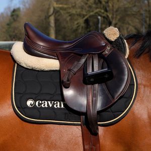 Cavar Sjabrak Queen Zwart Cob Springen - zadeldek - dekje - paard - paarden spullen