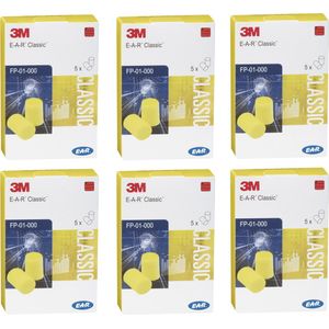 3M EAR Classic oordopjes - 30 paar - 28dB - slapen - werken – studeren