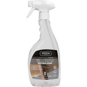 Naturel zeep - Vloerzeep - Refresher - Wit- Spray flacon - Woca - 0,75 L