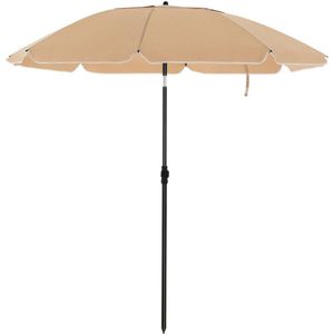 Strandparasol - Parasol - Strandtent - ‎180 x 180 x 210 cm - Beige