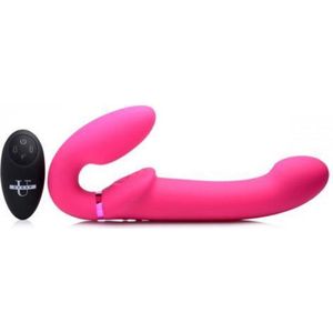 G-Pulse Vibrerende Strapless Dildo Met Afstandsbediening- Roze - Roze - Sextoys - Dildo's  - Toys voor dames - Strap on