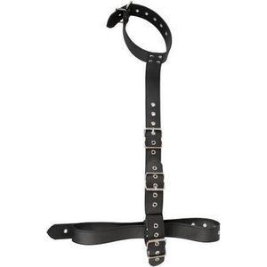 Vegan Hals en Armen Bondage Set - Zwart - BDSM - Bondage - BDSM - Bondage