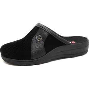 Blenzo - 7864 - Muiltjes - Zwart - Corduroy - Luxe Unisex Muil