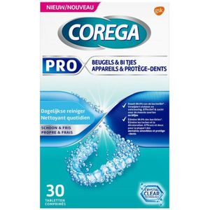3x Corega Pro Beugels & Bitjes 30 tabletten