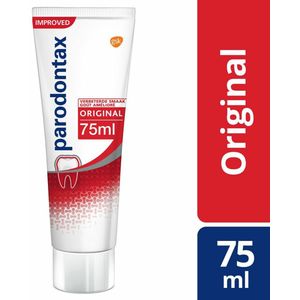 Parodontax Tandpasta Original tegen Bloedend Tandvlees - 3 x 75 ml - Voordeelverpakking