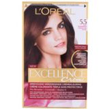 L'Oréal Excellence Mahonie Haarverf Middenbruin en uitgroei set Pakket