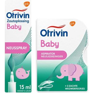 Otrivin Neusjesreiniger en Neusspray Baby Pakket