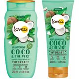Lovea - Kokos en Groene Thee - Shampoo en Conditioner Pakket