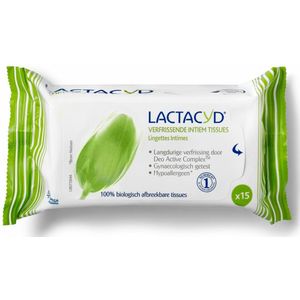 5x Lactacyd Tissues Verfrissend 15 stuks