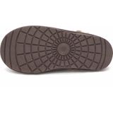 Blenzo - 1785TA1 - Dames Pantoffel Muil - Taupe - Suède met Imitatie Bontrand