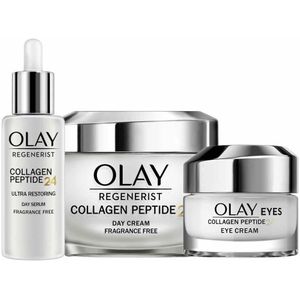 Olay Regenerist Collagen Peptide24 Dagserum, Dagcrème & Oogcréme Pakket