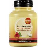 2x Roter Vitamine C 250 mg Weerstand Framboos 75 kauwtabletten