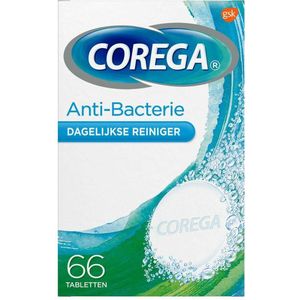 3x Corega Tabs Anti Bacterieel 66 stuks