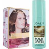 L'Oréal - Excellence Crème 6.3 - Haarverf - Donker Goudblond - Inclusief Magic Retouch Spray Donkerblond 75ml