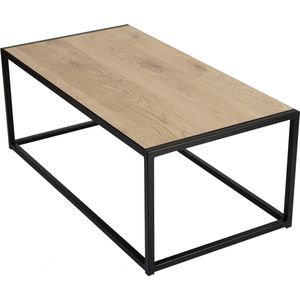 Salontafel - Zwart - Metaal - Eik - 96 x 50 x 37 - MY Own Table 003B