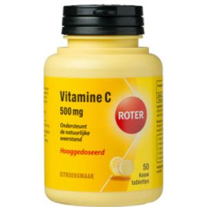 Roter Vitamine C Hooggedoseerd 500mg Citroen - 3 x 50 kauwtabletten - Voordeelverpakking