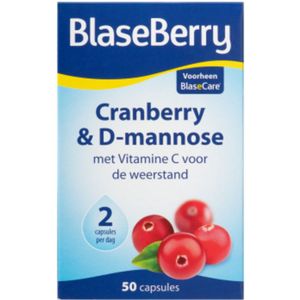 2x Blase Berry Cranberry & D-Mannose 50 capsules