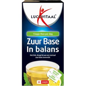 3x Lucovitaal Thee Zuur Base 20 stuks