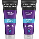John Frieda Frizz Ease Dream Curls - Shampoo 1x 250 ml & Conditioner 1x 250 ml - Pakket