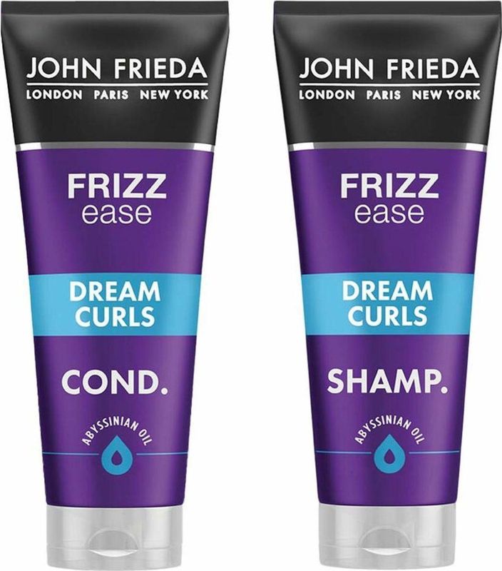 John Frieda Frizz Ease Dream Curls - Shampoo 1x 250 ml & Conditioner 1x 250 ml - Pakket