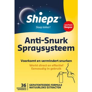 2x Shiepz Anti-Snurk Spraysysteem 45 ml
