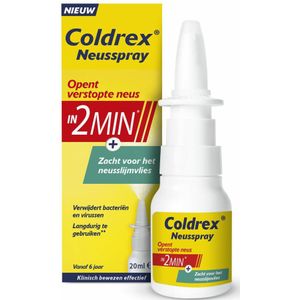 3x Coldrex Neusspray 2 in 1 20 ml