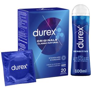 Durex Classic Condooms en Glijmiddel Sensitive Pakket