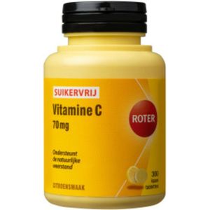 3x Roter Vitamine C 70mg Suikervrij 300 tabletten