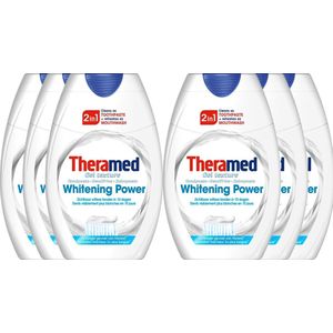 6x Theramed Tandpasta 2in1 Whitening Power 75 ml