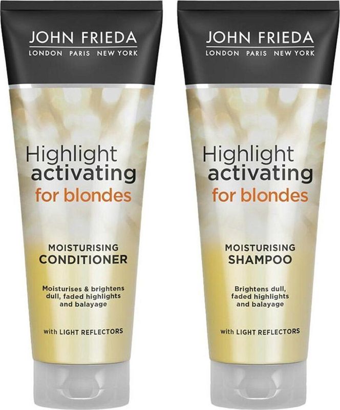 John Frieda - Sheer Blonde Highlight Activating - Shampoo en Conditioner - 250 ml - Pakket