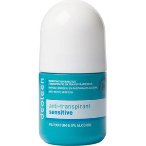 3x Deoleen Deodorant Roller Sensitive Anti-Transpirant 50 ml