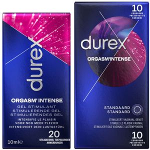 Durex Orgasm'Intense Condooms en Gel Pakket