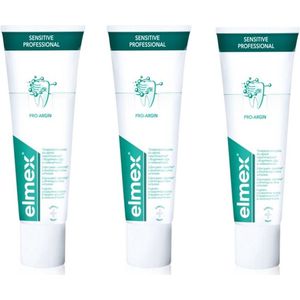 3x Elmex Tandpasta Sensitive Professional 75 ml