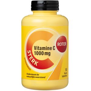 2x Roter Vitamine C 1000 mg Sterk Citroen 50 kauwtabletten