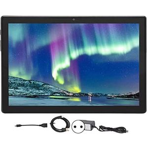 Tbest HD Tablet, Tablet 10.1 Inch IPS HD Touchscreen Tablet 4GB RAM 32GB ROM Octa Core Processor WiFi voor 8.1 100-240V(#1)