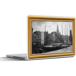 Laptop sticker - 14 inch - Kunstwerk - Oude meesters - Lijst - Goud - 32x5x23x5cm - Laptopstickers - Laptop skin - Cover