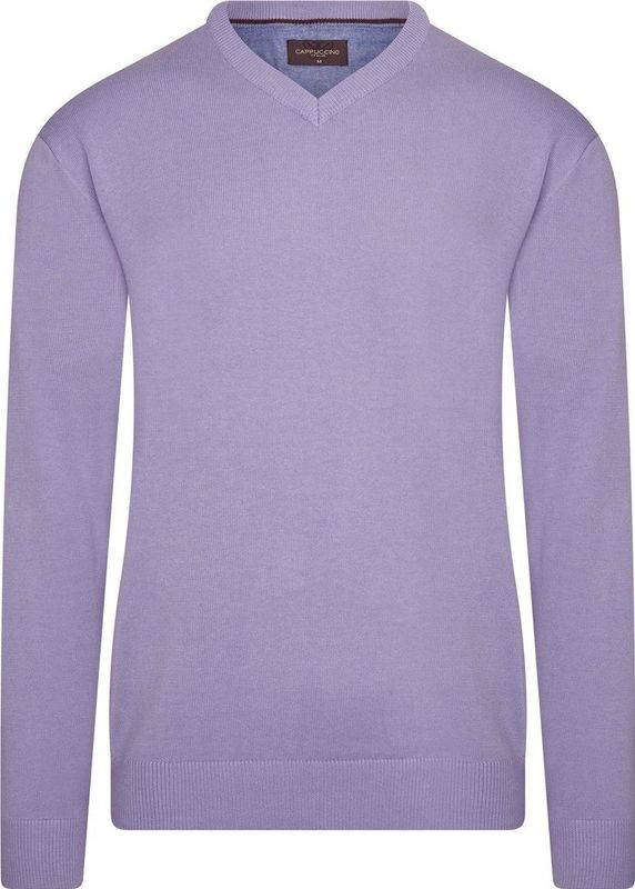 Cappuccino Italia - Heren Trui Pullover Lilac - Paars