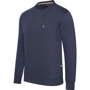 Cappuccino Italia - Heren Sweaters Sweater Navy - Blauw