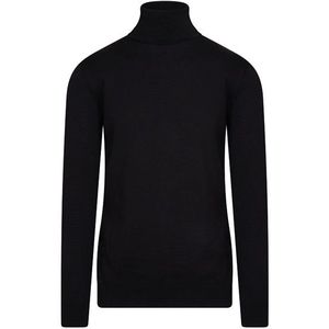 Cappuccino Italia - Heren Sweaters Coltrui Black - Zwart