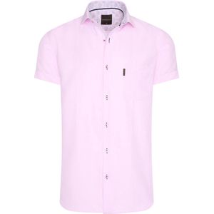 Cappuccino Italia - Short Sleeve Blouse - Roze - Heren Overhemden