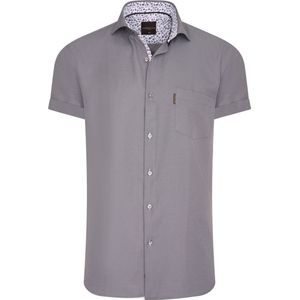 Cappuccino Italia - Short Sleeve Blouse - Antraciet - Heren